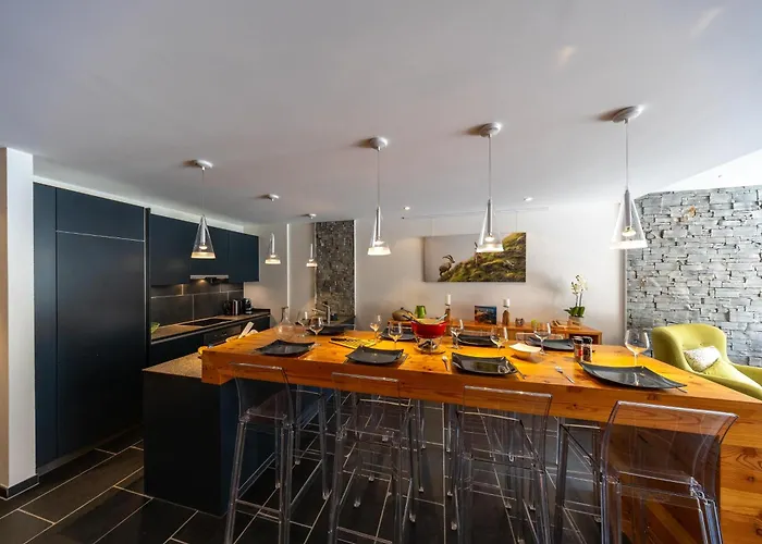 Le Bouquetin L Ski-out L Sauna Apartament Siviez
